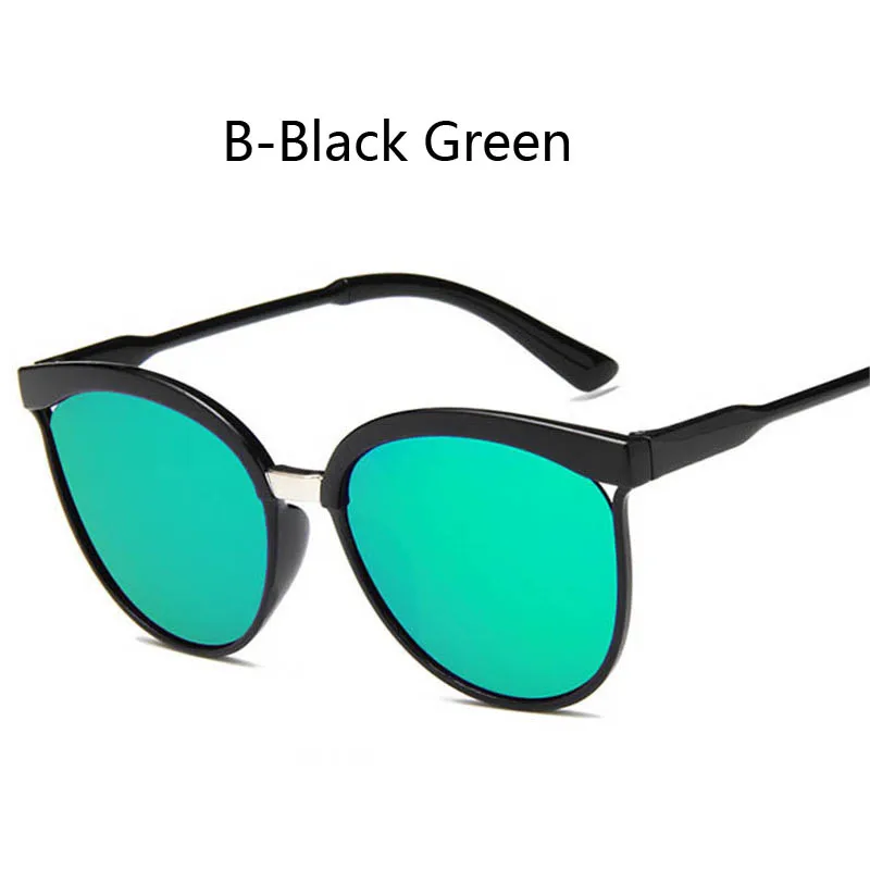 B-Black Green Kilig, брендовые дизайнерские солнцезащитные очки, женские, Роскошные, пластиковые, солнцезащитные очки, классические, Ретро стиль, кошачий глаз, уличные, UV400, Oculos De Sol Gafas - Цвет линз: B-Black Green
