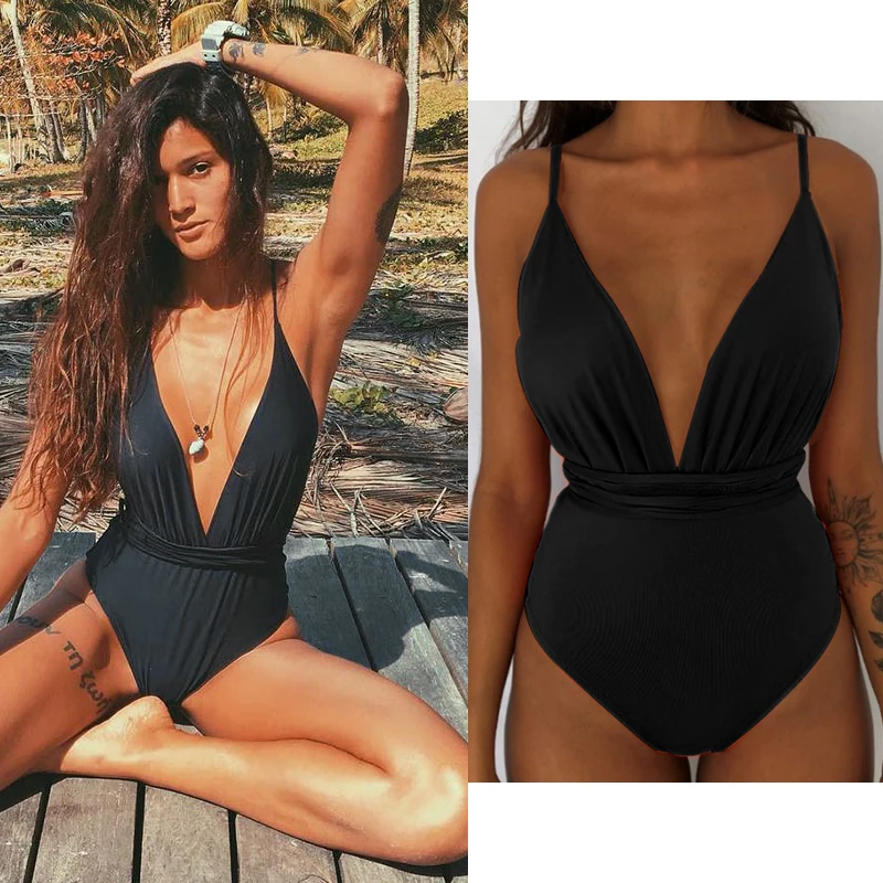 

Sexy One Piece Swimsuit high cut one piece swimsuit Backless swim Female Swimming Beach Wear Swimming Suit With coaster design