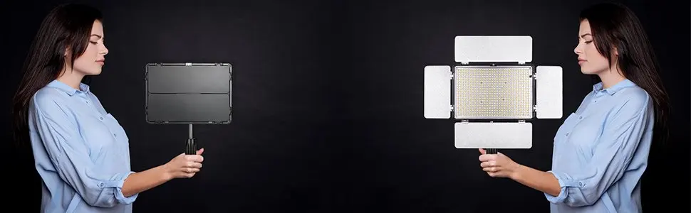 Spash TL-600AS светодиодный видео свет портативная лампа для фотосъемки двухцветная 3200 k-5600 K фотографическое освещение для Youtube камеры студийной съемки