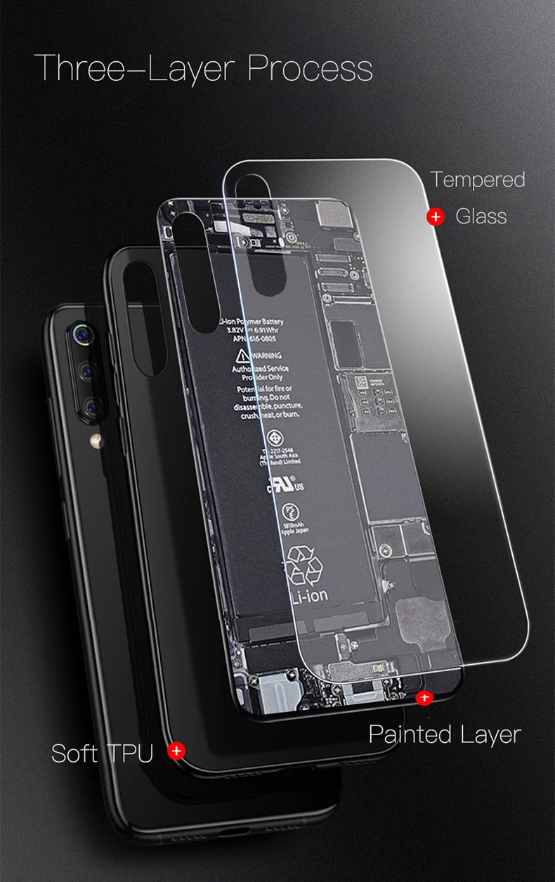 Стеклянный чехол GFAITH Explorer для Honor 8X, чехол из закаленного стекла, силиконовый защитный чехол для Honor 8C Honor 10 Lite Play 7C Honor 20 Lite Honor 20S Honor 9X