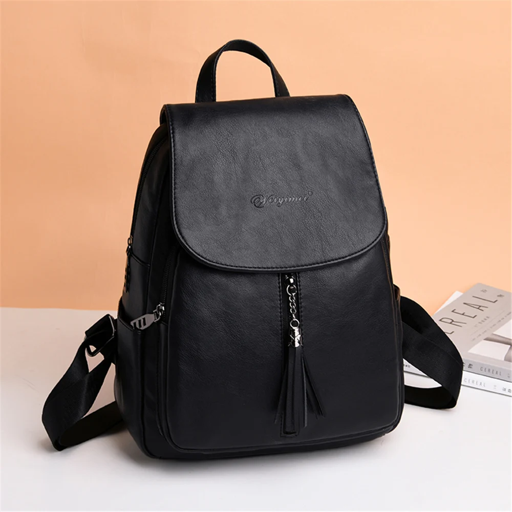 Sac A Dos Femme высококачественный Женский рюкзак из искусственной кожи модные