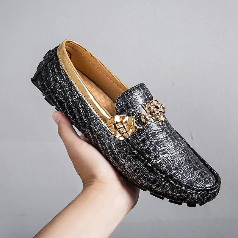 

Men Loafers Shoes Soft Shoes For Men Leather Casual Man Comfortable Breathable Fashion Trend Sloth Male Shoe Trending