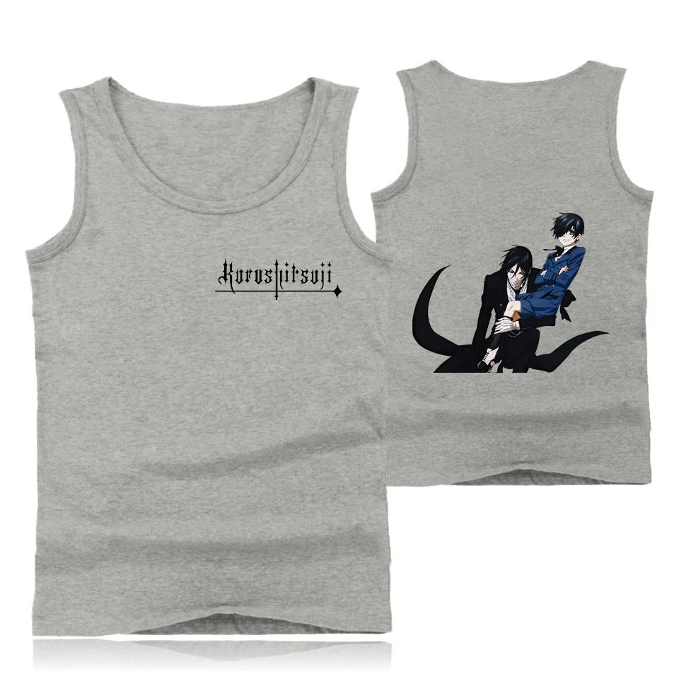 Black Butler New vest top men summer sleeveless fashion 2019 hot trend casual clothing | Мужская одежда