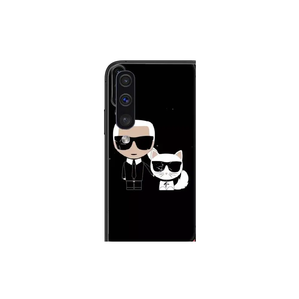 

Luxury Brand Designer KARLs Phone cover hull For SamSung Galaxy S 8 9 10 20 21 S30 Plus Edge E S20fe 5G Lite Ultra black soft