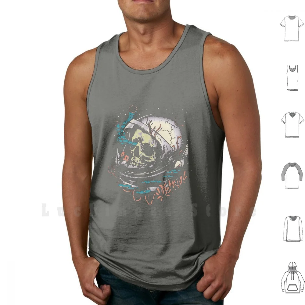 Пространства топы на бретелях жилет без рукавов пространство гниения череп