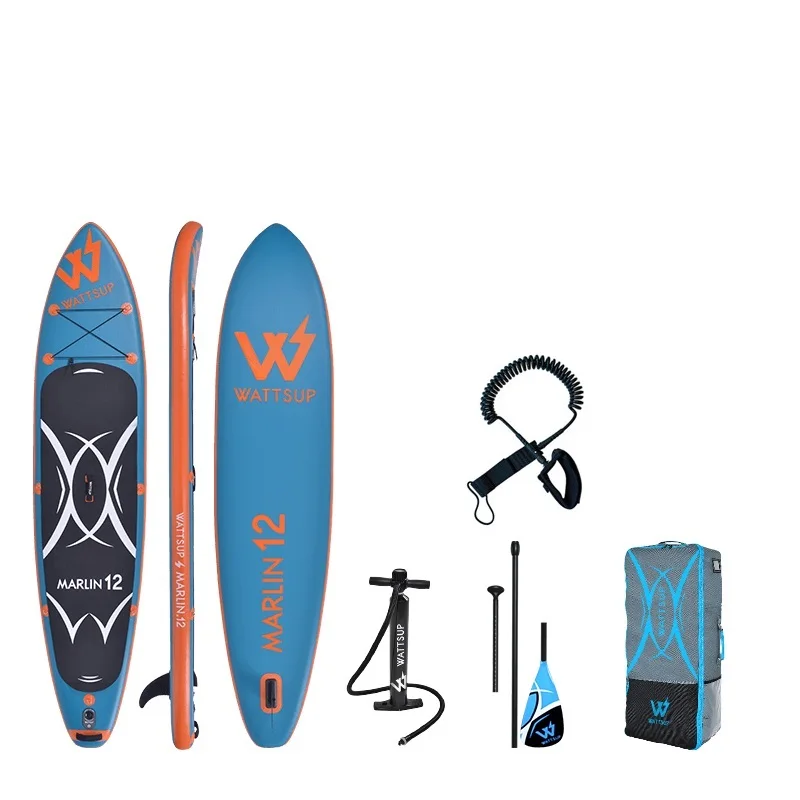 Inflatable Surf Stand up SUP paddle board iSUP Surfboard All Round 2019 Season MARLIN12 Szie365*81*15cm Surfing kayak boat | Спорт и