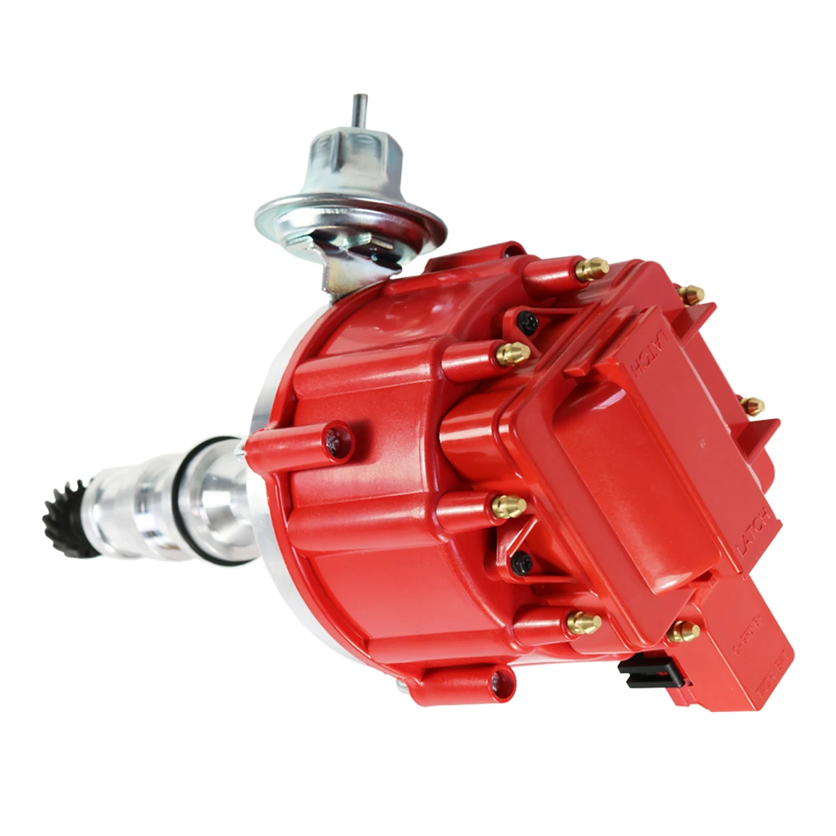 Free Shipping-Red Cap HEI Distributor For Ford "FE" FE V8 Engines 65,000 Volt 352 360 390 427