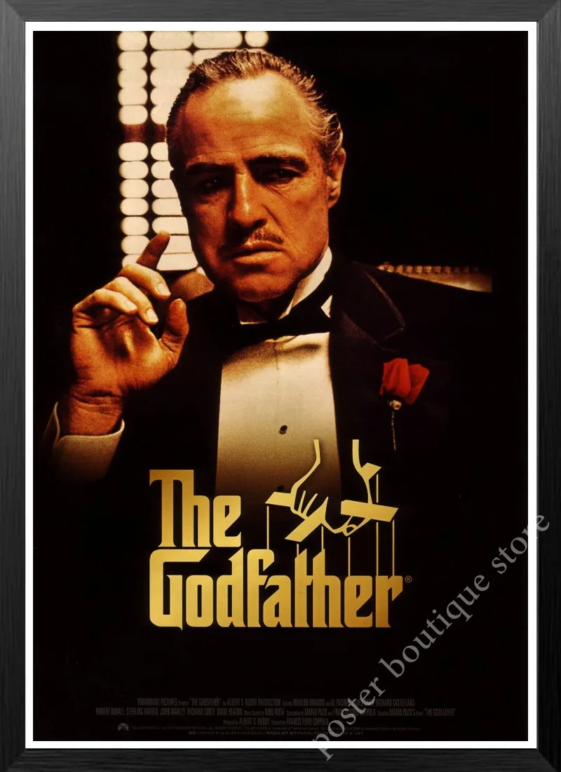 Постер классической пленки крестного отца украшение для дома и бара винтажный