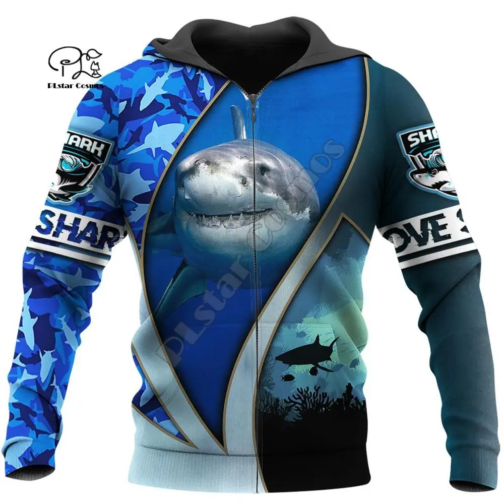 

PLstar Cosmos 3DPrint Love Shark Animal Ocean Harajuku Streetwear Unisex Funny Zip Hoodies/Sweatshirt/Jacket High Quality-a17