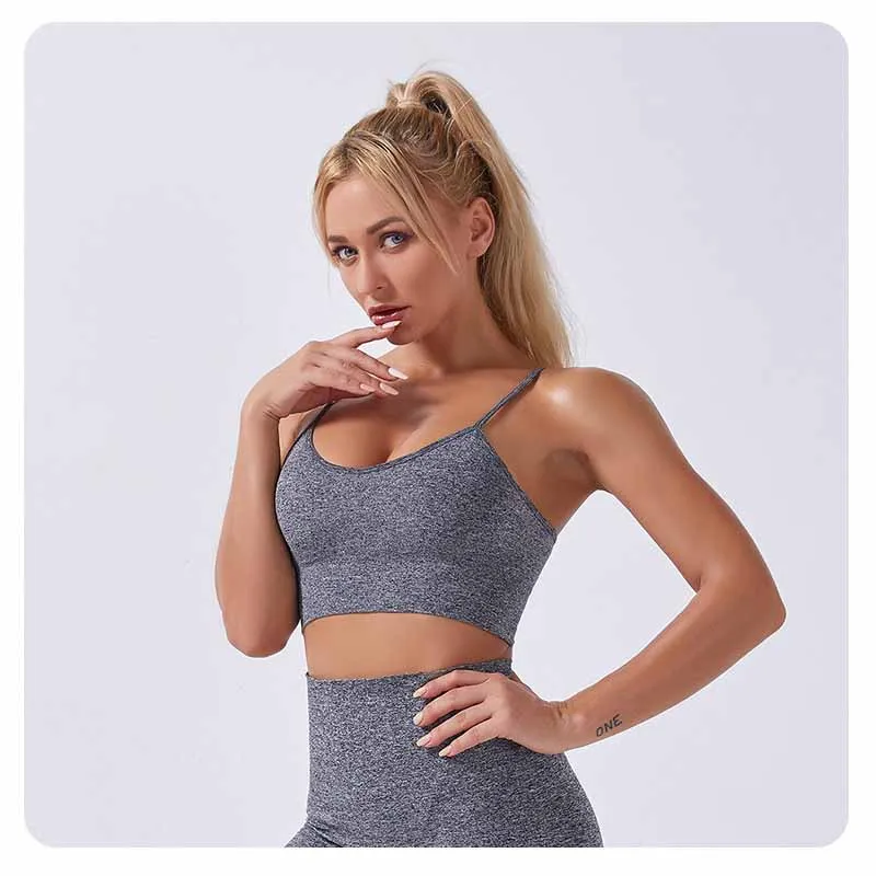 

2021 New Women Sports Sets 2 Peice Suits For Fitness Siamese Backless Jumpsuits Running Clothing Gym Wear Tracksuit Workout Sets