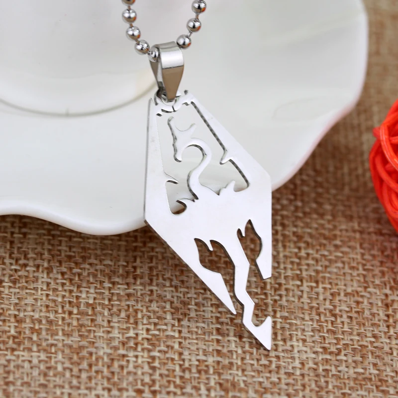 Цепочка с подвеской в виде дракона для мужчин стильное ожерелье кулоном стиле