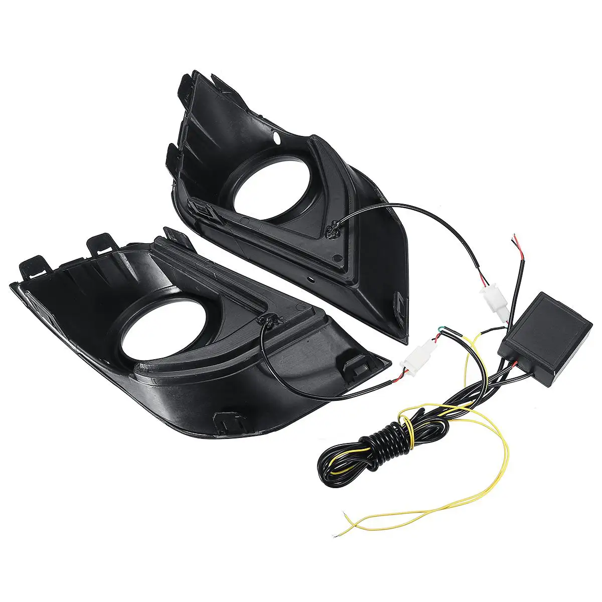 Светодиодные дневные ходовые огни DRL сигнальная лампа поворота двухцветная пара