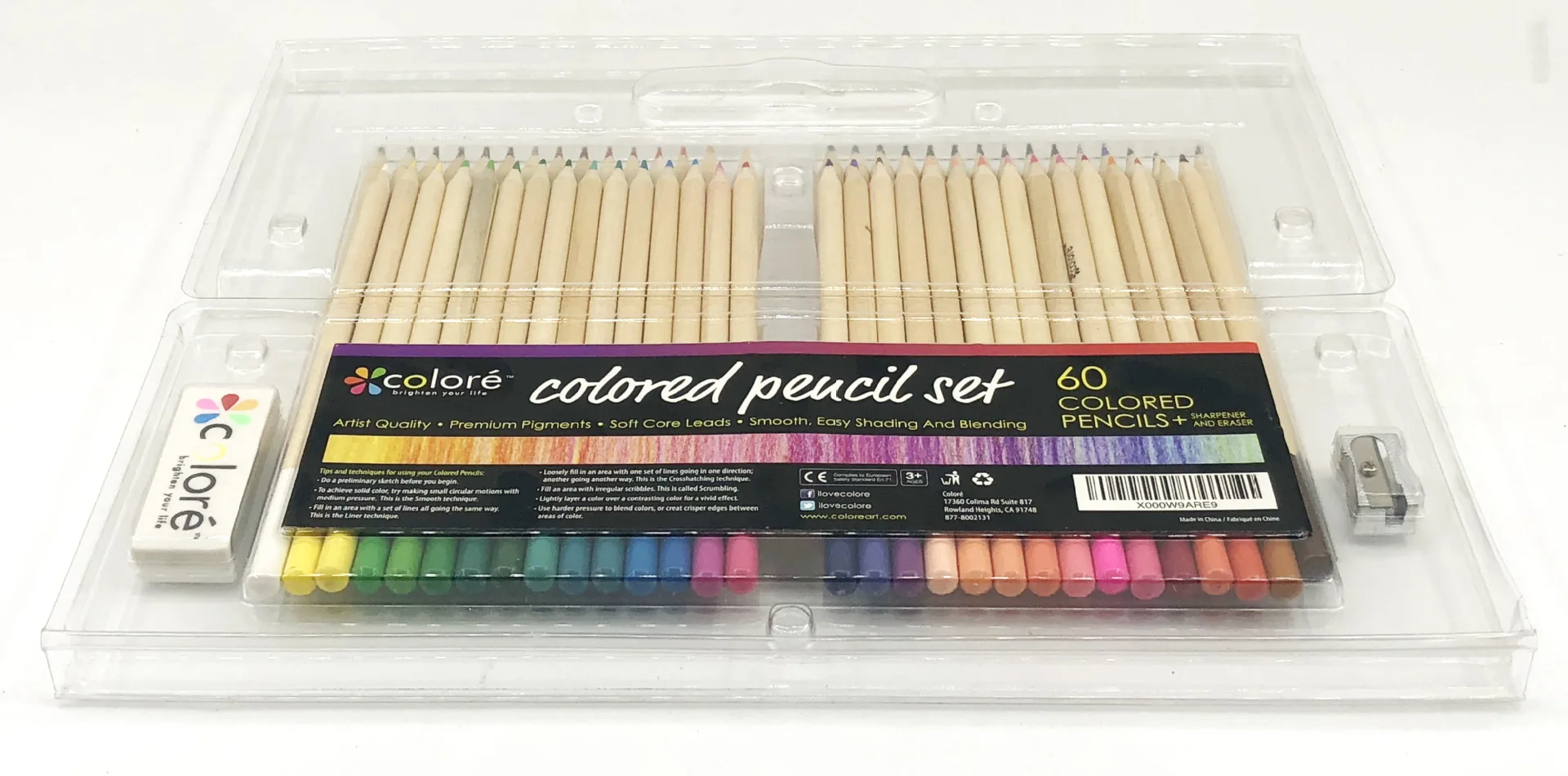 Набор деревянных масляных цветных карандашей Канцтовары для школы Карандаши 60