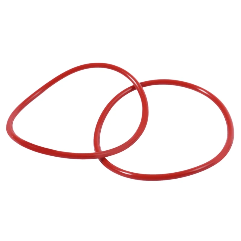 10 шт Красный Силикон 45 мм x 2 уплотнение масла уплотнительные кольца Прокладки