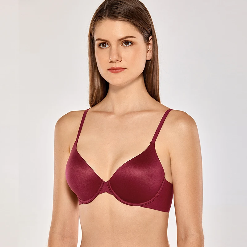 Women's T-Shirt Soft Foam Lightly Lined Full Coverage Underwire Bra