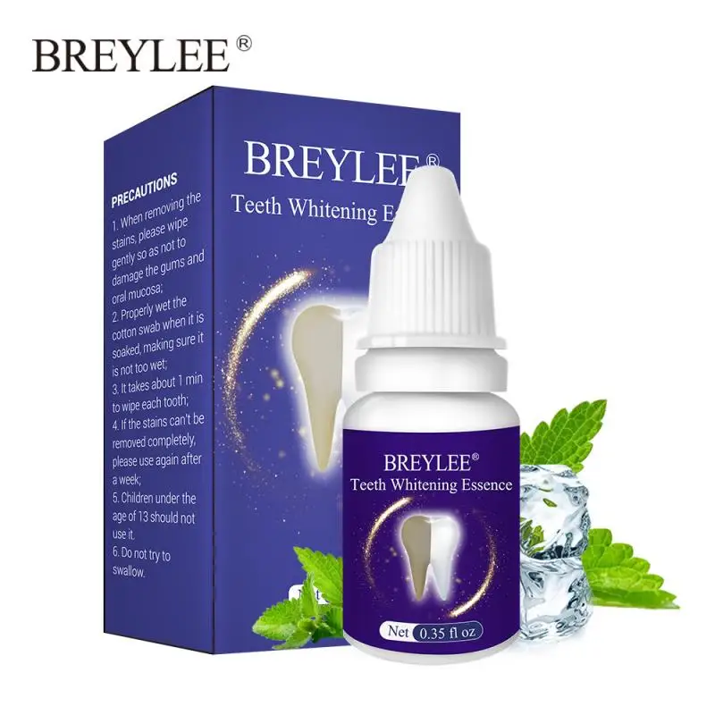 Эссенция для отбеливания зубов BREYLEE TSLM1 жидкость удаления желтых пятен чая ватных