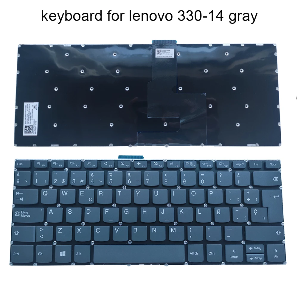 

330-14 computer spanish notebook Keyboard for Lenovo Ideapad 330-14IKB 330-14AST 330-14IGM PC4SB SP Spain keyboards SN20M61485