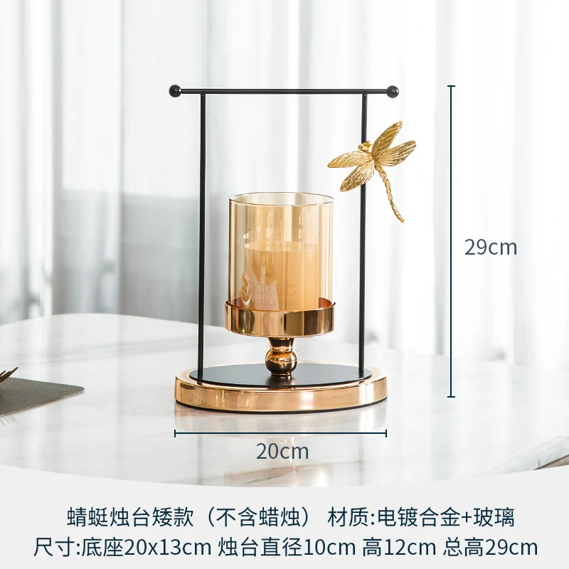 

Nordic Modern Candle Holders Luxury Creativity Candle Holders Living Room Dining Table Decorations Bougeoir Home Decor BC50ZT