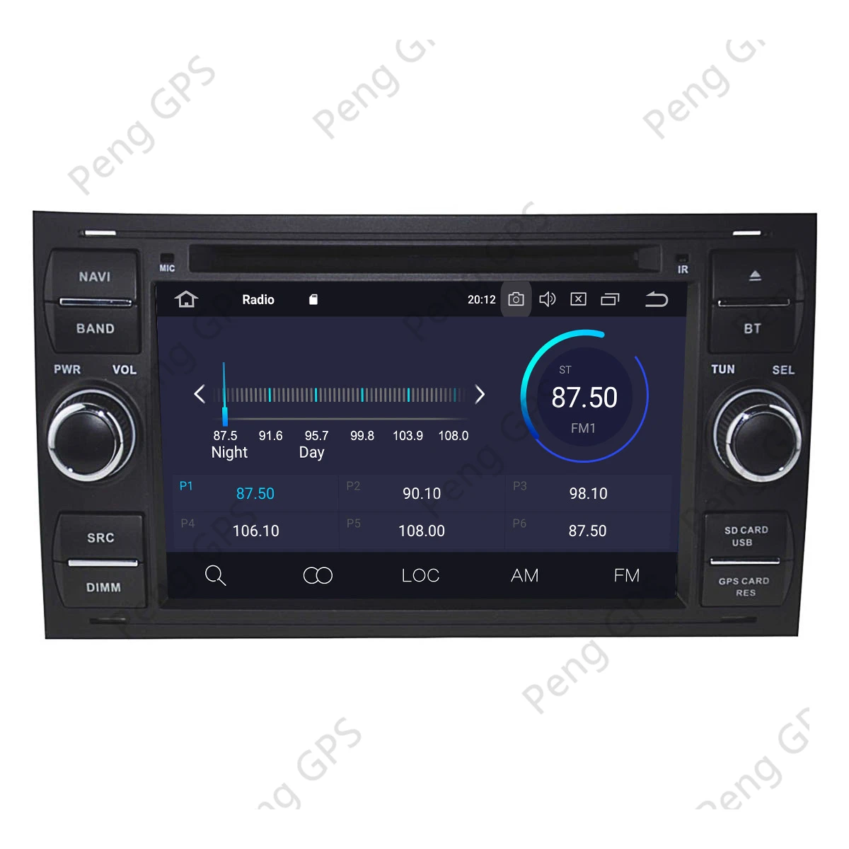 Android13 мультимедийный стерео для FORD FOCUS C-MAX FIESTA FUSION GALAXY TRANSIT KUGA GPS навигация CD DVD