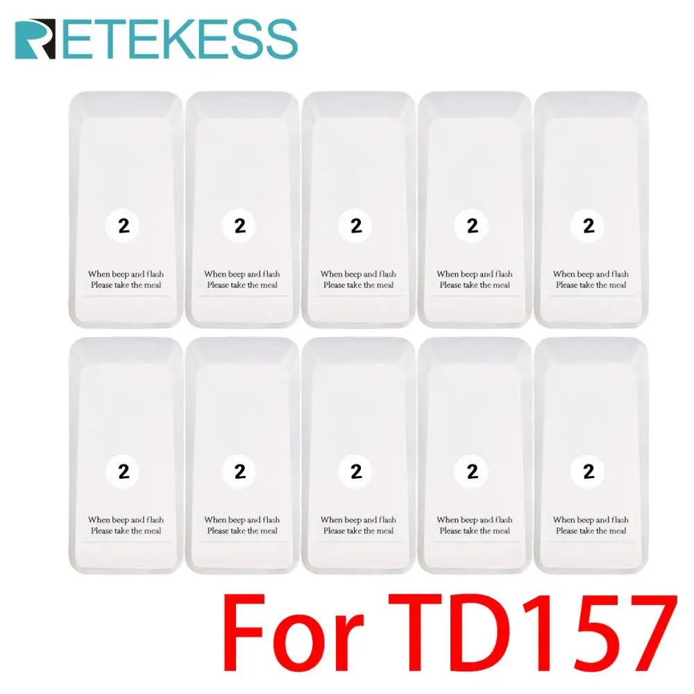 Пейджер Retekess 10 шт. приемник вызова для ресторанов TD157 беспроводная система