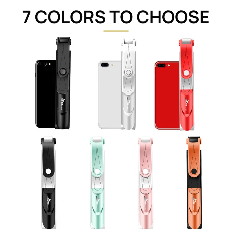 KINDLOV Selfie Stick Bluetooth Tripod Universal Horizontal And Vertical LED Mobile Phone Bracket Photograph | Электроника