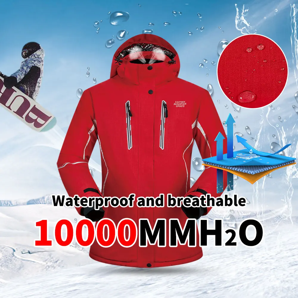 Snowboard Suits Women Winter Windproof Waterproof Female Ski Jacket and Snow Pants Sets Super Warm Brands Women Ski Suit Brands
