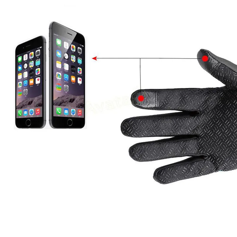 Мотоциклетные Перчатки с закрытыми пальцами водонепроницаемые зимние