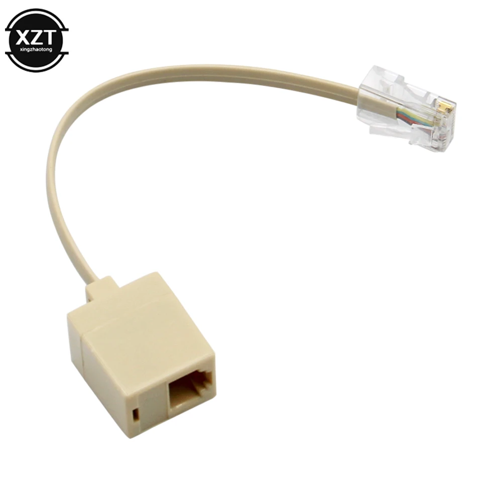 8P4C / RJ45 штекер RJ11 6P4C к гнезду M F адаптер телефонный Ethernet | Компьютеры и офис