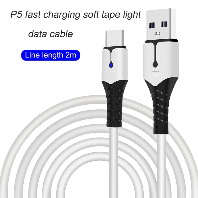 Кабель USB C для быстрой зарядки контроллера PS5 DualSense шнур зарядного устройства