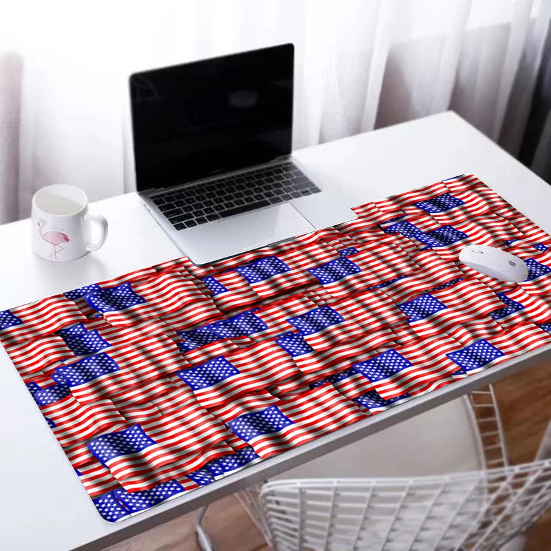 

American Flag Mouse pad Computer Laptop Anime Keyboard Mouse Mat Large Mouse Pad Keyboards gamer desk Mats