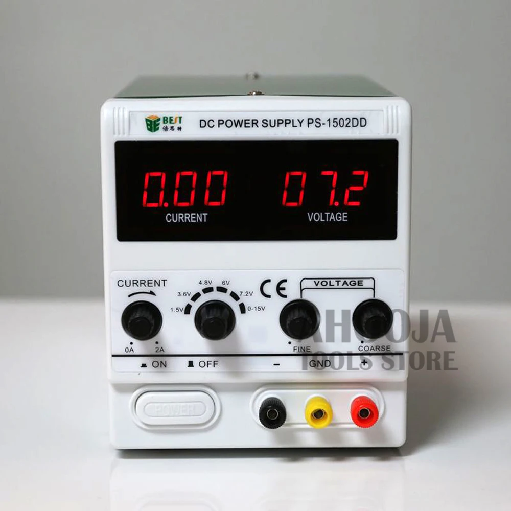 ЛУЧШИЙ 1502DD мобильный телефон ремонт выделенный источник питания Регулируемый источник питания 15V2A Высокоточный DC стабилизированный источник напряжения