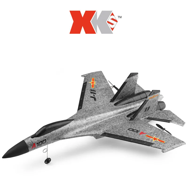 wltoys xk a100 su27 24g 3ch epp трехканальный планер
