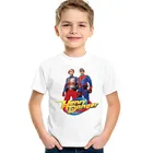 Забавные футболки с принтом Генри опасность, летняя детская футболка, мультяшная одежда для маленьких девочек и мальчиков, Повседневная Уличная одежда, детские топы, HKP2308