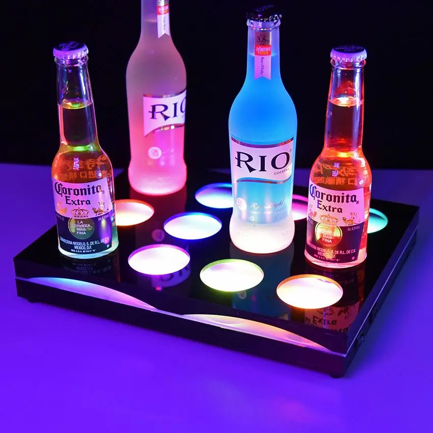 Квадратная акриловая пластиковая перезаряжаемая светодиодная Подставка для