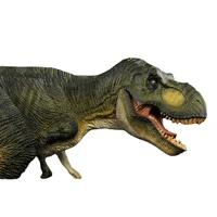 135 scale rebor tyrannosaurus rex killer queen jungle dinosaur model toy classic toys for boys movable jaw green color