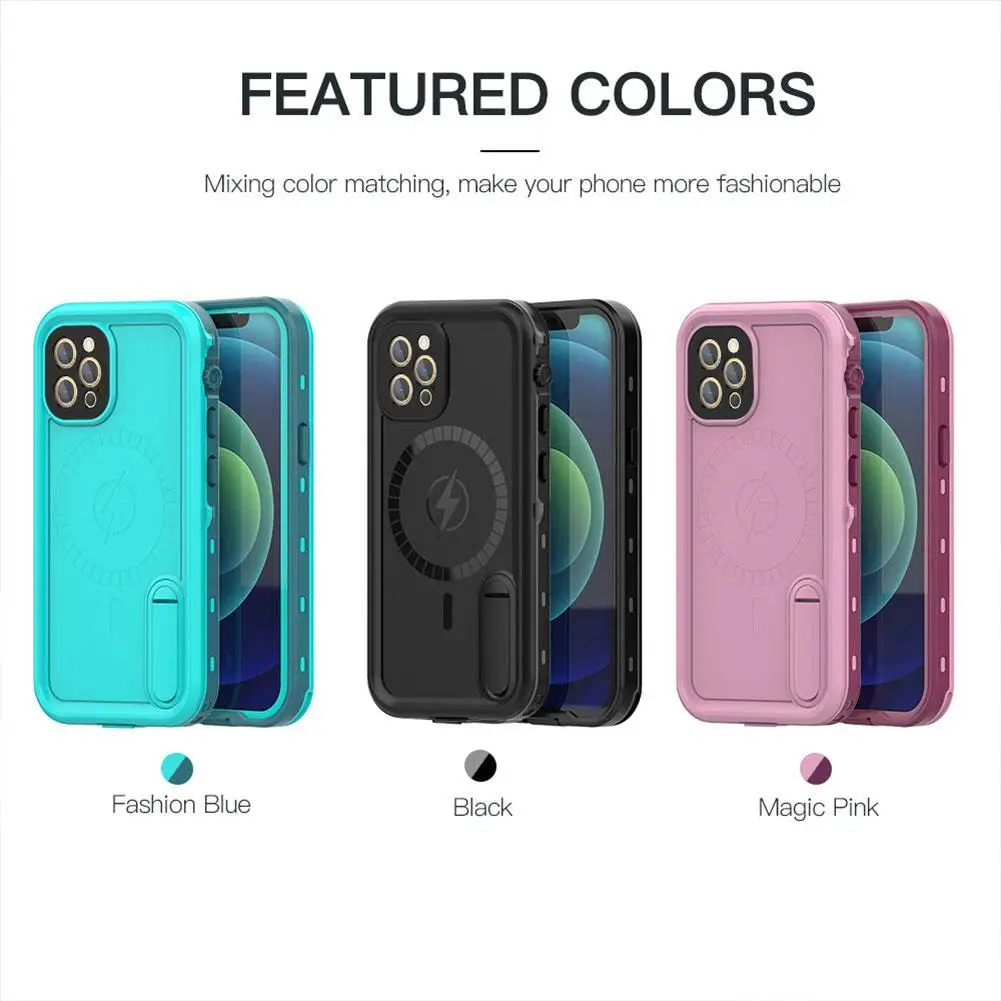

Suitable For iphone12 wireless magnetizing mobile phone transparent For ProMax PC case cover protective W3H1