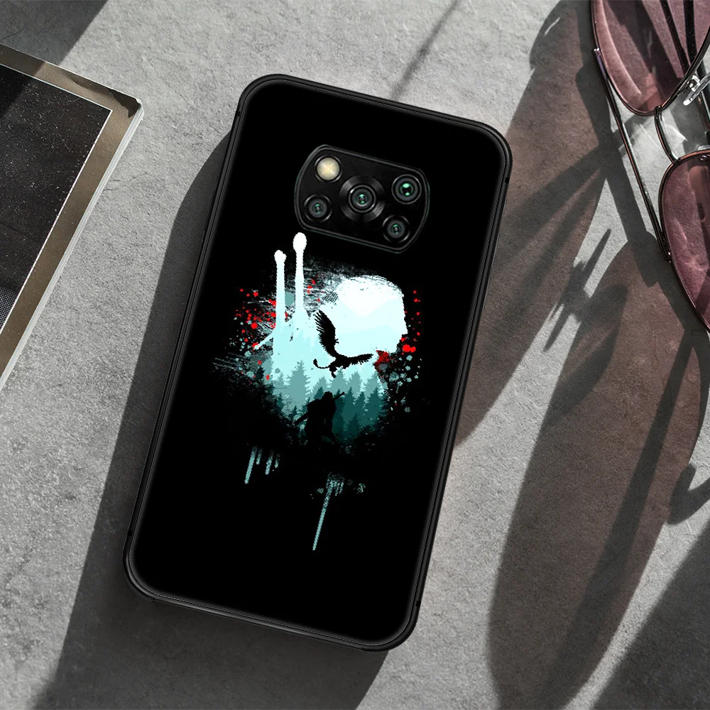 

Witchers Phone case Cover Hull For Xiaomi Mi A2 A3 8 9 9T Note 10 Se Lite Pro black Hoesjes Tpu Cover Soft Waterproof Luxury