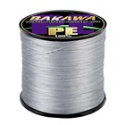 Новая плетеная полиэтиленовая рыболовная леска BAKAWA, 8 нитей, 300 м, 150 м, многонитевая японская многоцветная леска для ловли карпа
