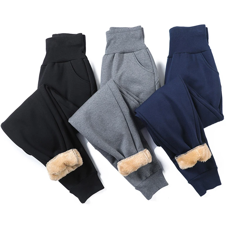 

Warm Winter Pants Women Thick Cashmere Pants Casual Loose Warm Fleece Women's Velvet Autumn Pants Women Trousers Plus Size 3XL