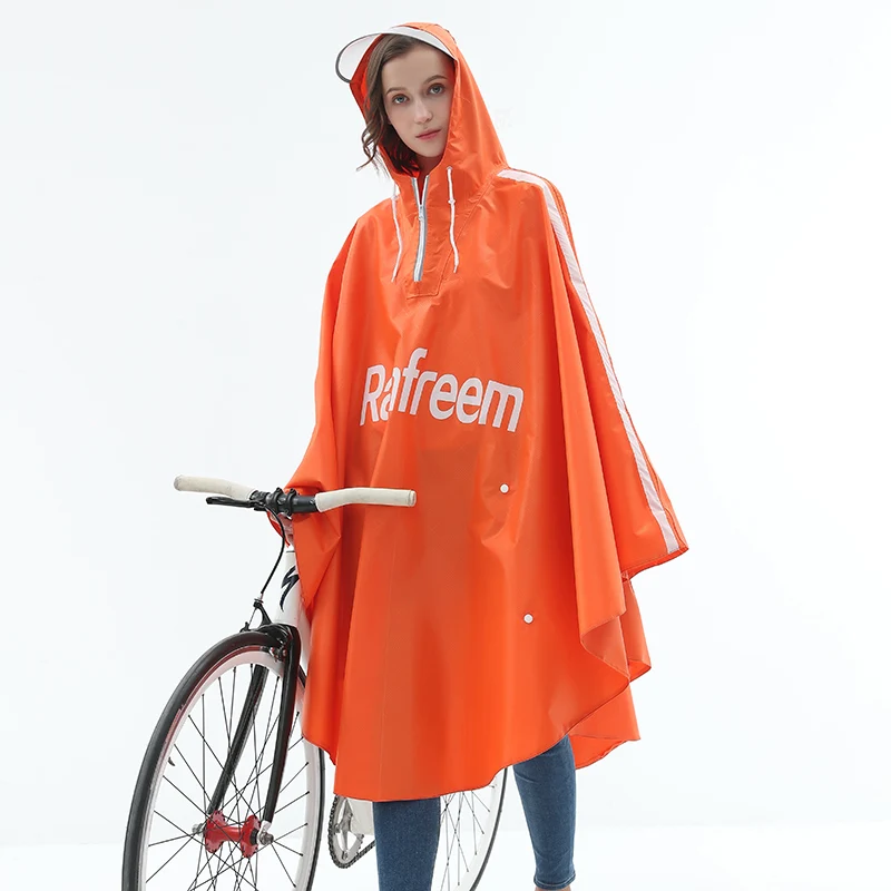 

Raincoat Battery Bicycle Poncho Single Female Fashion Increase Whole Body Adult Anti-Rainstorm Riding Student Rain Gear Coat