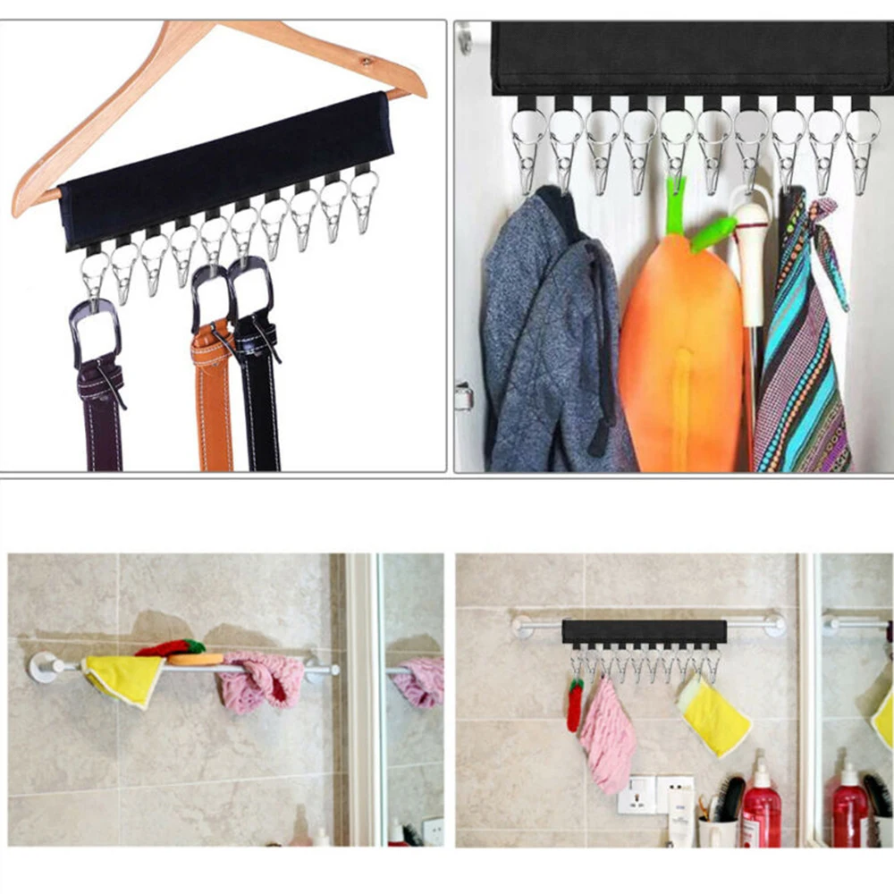 

Cloth & metal Cap Rack Portable Closet Hanger Storage Organizer Holder
