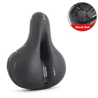 mtb bike seat cushion cycle saddle seat big butt mountain bicycle shock absorber wide gel seat bicycle breathable accessories