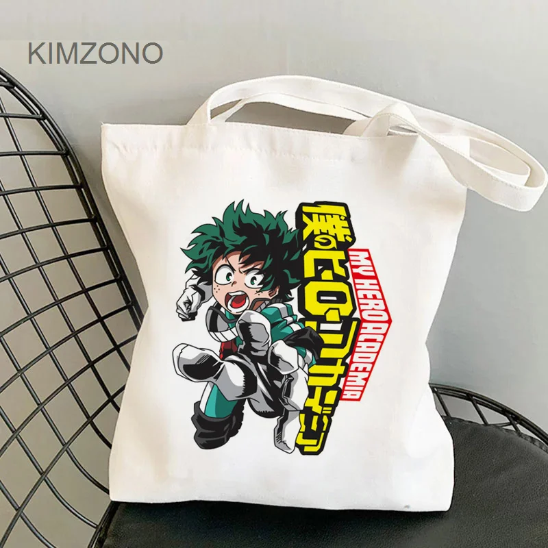 

My Hero Academia shopping bag bolso recycle bag tote grocery shopper handbag bag reciclaje string sac cabas shoping grab