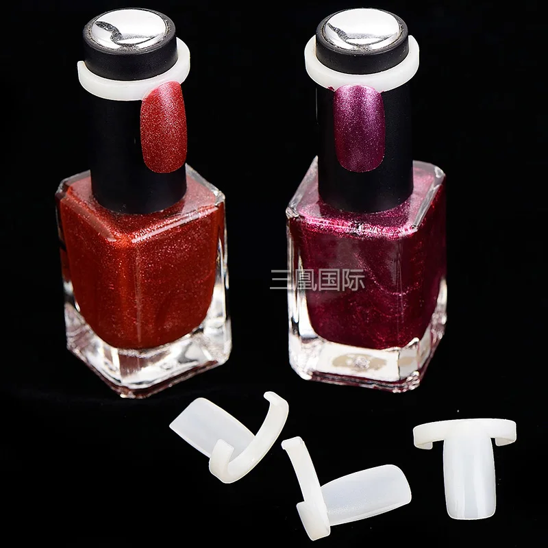 

TP 50 Tip False Nail Bottle Color Display Ring Tips Salon French Acrylic UV Gel Polish Coloring Apply Practice Training Showing
