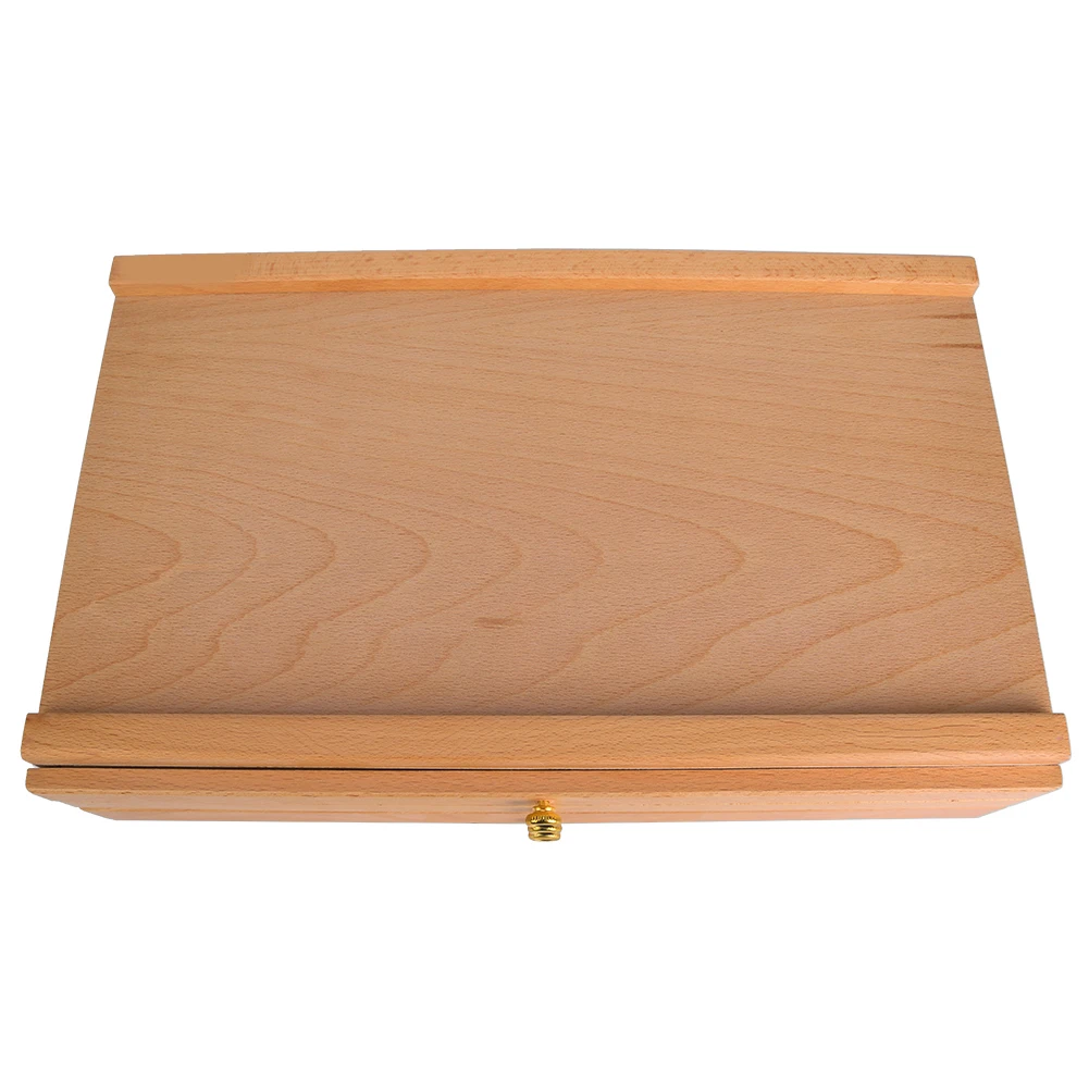 3-слойный ящик для рисования пигментные аксессуары инструментов из бука 15 мест