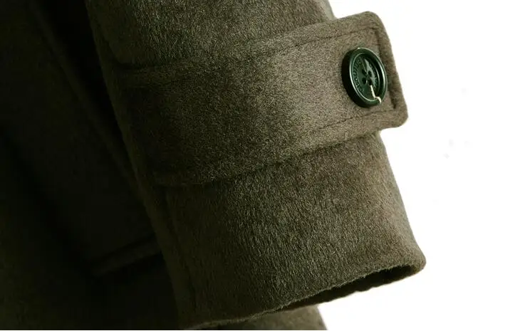 

Thicken long wool coat men's 2021 autumn and winter new over-the-knee double-sided clothes