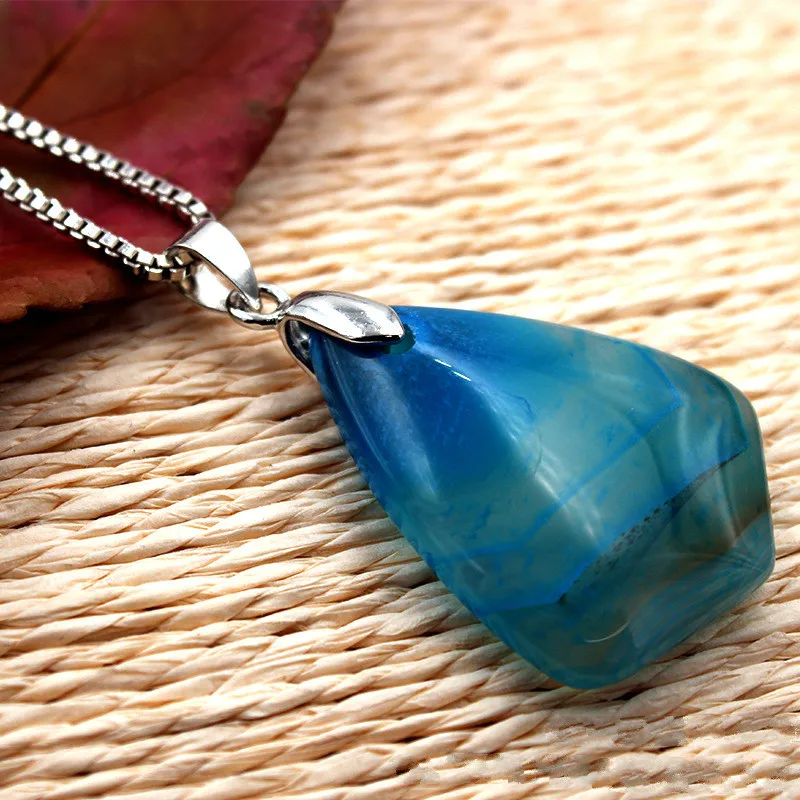 Натуральный камень 30x20 мм грубые Разноцветные Подвески в форме капли