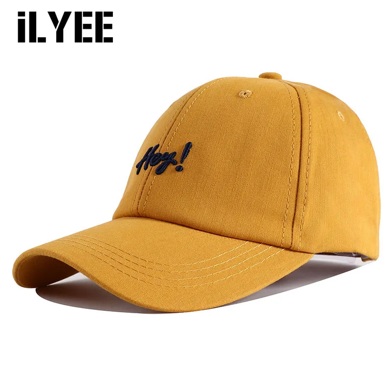 

ILYEE 2021 New Hip Hop Black White Outdoor Sport Baseball Cap Men Women Fashion Letter Hey Embroidered Snapback Dad Hat Caps