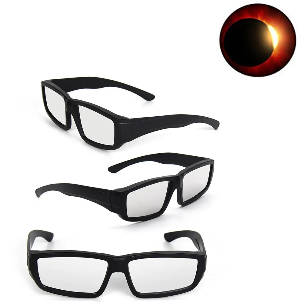 

Новинка 2021, солнцезащитные очки Eclipse, случайный цвет, полное наблюдение, солнечные очки на солнечных батареях, солнечные очки для затмения, з...