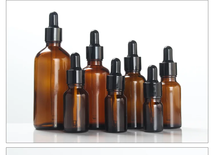 5-100 мл реагент капельница для глаз Янтарное стекло ароматерапия Пипетка жидкости